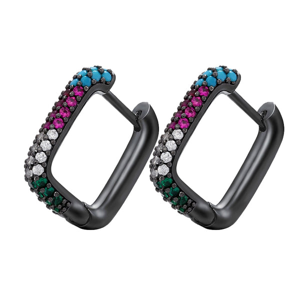 Geo Cube Hoops
