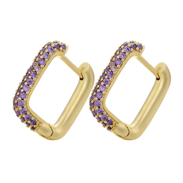 Geo Cube Hoops