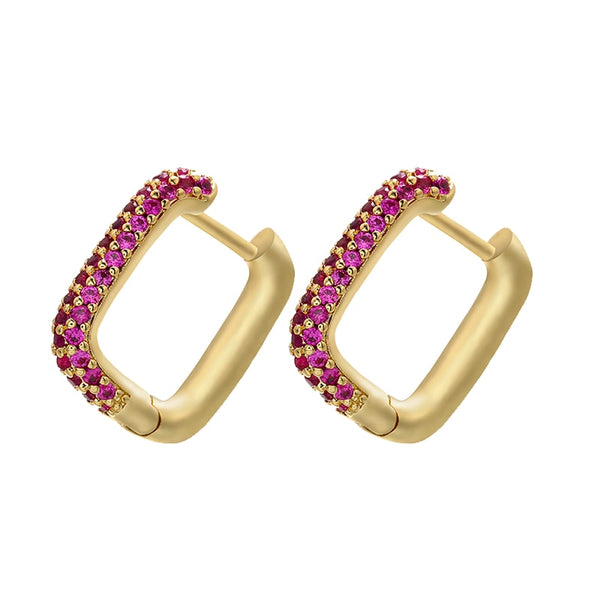 Geo Cube Hoops