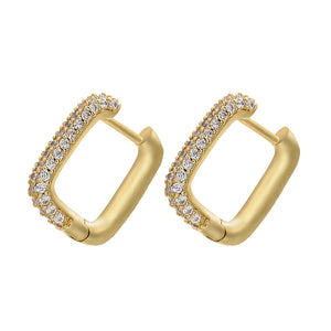 Geo Cube Hoops