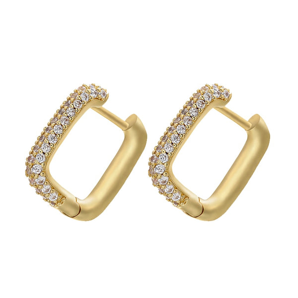 Geo Cube Hoops