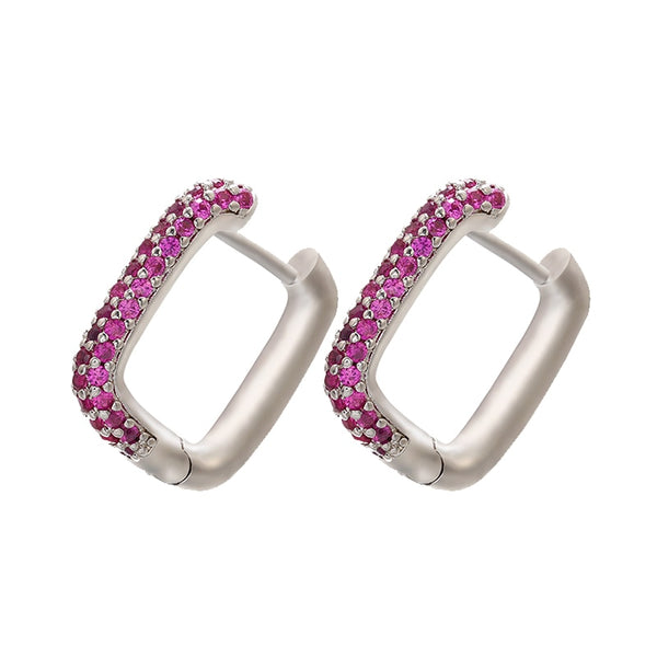 Geo Cube Hoops