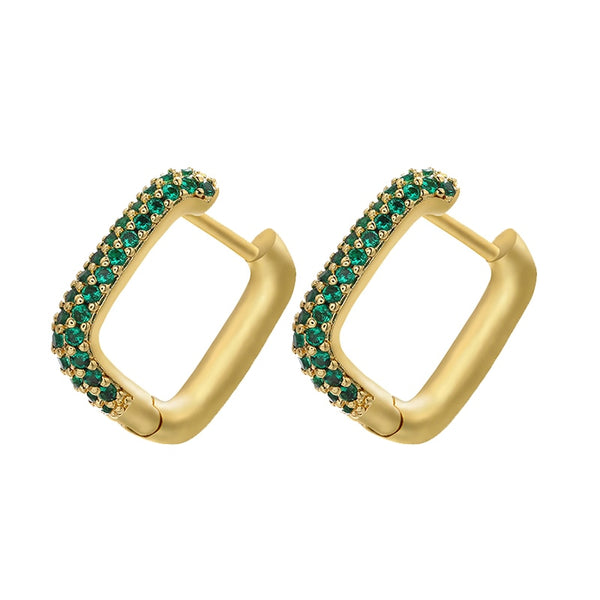 Geo Cube Hoops